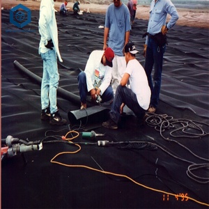 1.5mm HDPE geomembran yüksek yoğunluklu polietilen rulo depolama projesi arjantin - Product Image 5