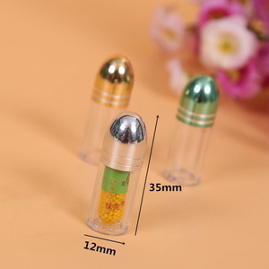 Bouteille d'été en forme de cheval, petit Tube de pilules de petite taille, conteneur Transparent avec capuchon métallique coloré, vide, bouteille de Rhino - Product Image 3
