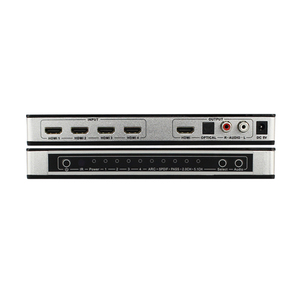 Conmutador HDMI de 4 puertos 4K @ 60Hz Conmutador HDMI de 4 en 1 salida con extractor de audio - Product Image 3