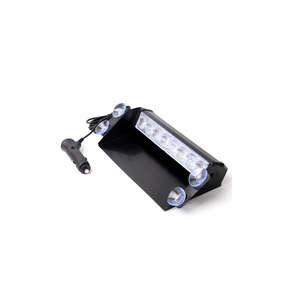 ไฟกระพริบกระพริบ LED 8ดวงสำหรับรถยนต์ WR8LED 12V ไฟเตือนฉุกเฉินกระจกหน้ารถกระพริบสำหรับรถยนต์ - Product Image 1