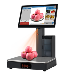 Design unico grande Display LCD Android sistema di 7.1 AI scala di stampa di etichette per il mercato fresco - Product Image 2