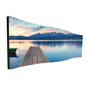 Schermo di visualizzazione principale flessibile curvo del modulo molle P1.8 P2 P2.5 P3 P4 P5 dell'interno per uso cilindrico della colonna - Product Image 2