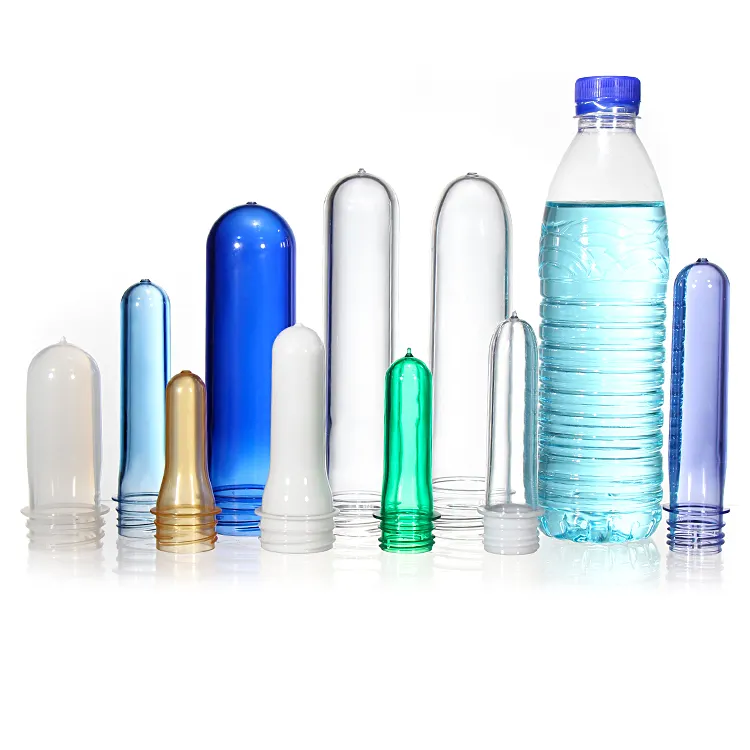 Preforma de plástico PET de 28mm y 38mm para soplar botellas de bebidas
