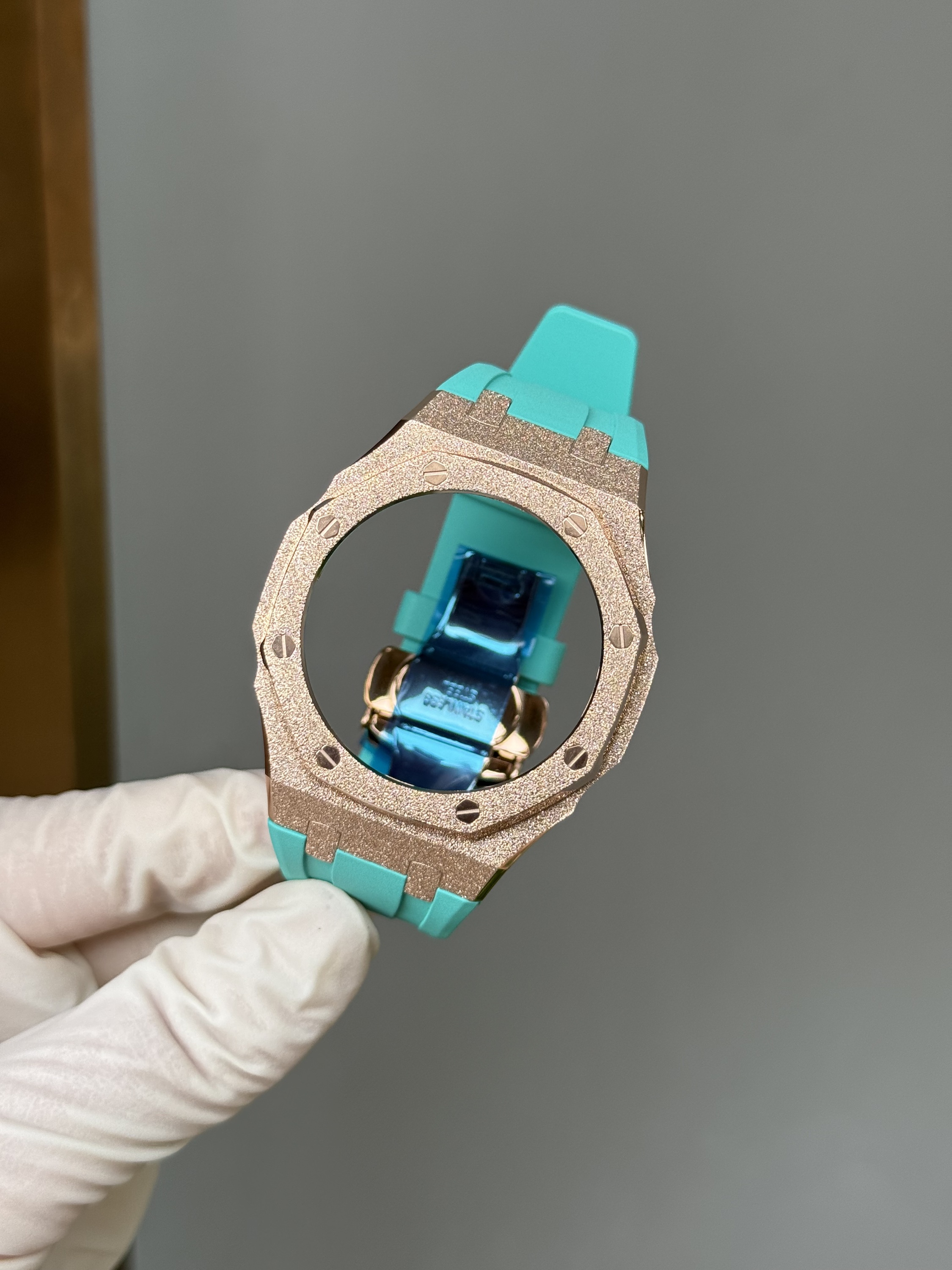 Étui RG + bracelet bleu TF