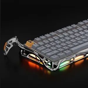 GravaS tar Mercury K1 Pro 75% kabellose mechanische Gaming-Tastatur mit RGB-Hintergrund beleuchtung und Rahmen-Hot-Swap-Linearschalter-Tastatur - Product Image 5
