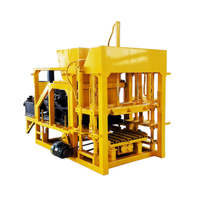 珍珠岩QT4-20混凝土摊铺机块煤渣制砖机制作空心块 - Product Image 4