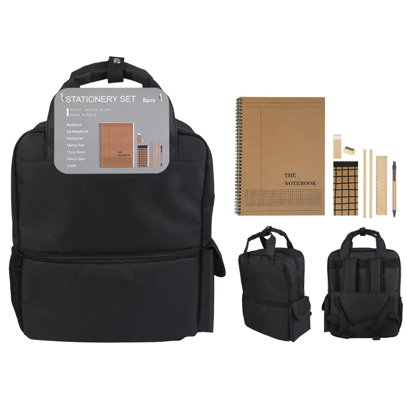 Офисный индивидуальный A4 спиральный карандаш, ноутбук, рюкзак, сумка, переработанный экологически чистый набор канцелярских принадлежностей