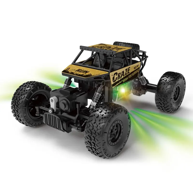 Venta al por mayor 2,4G 1:16 RC coche de alta velocidad 4WD Vehículo de Control remoto RC aleación escalada coche Juguetes