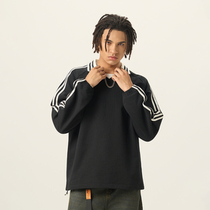 Streetwear surdimensionné avec logo personnalisé unisexe pull à capuche usine de vêtements 100% coton pour hommes vente en gros OEM/ODM - Product Image 2