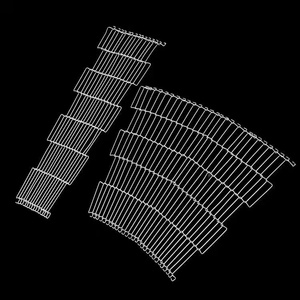 90degree Angle Conveyor Stainless Steel 304 316 Enrober Mesh Belt - Product Image 1