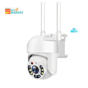Glomarket กล้องรักษาความปลอดภัย PTZ 3MP ไร้สายกลางแจ้งกล้องรักษาความปลอดภัย IP Wi-Fi วิสัยทัศน์กลางคืนตรวจจับการเคลื่อนไหว2ทางเสียงสมาร์ท - Product Image 1