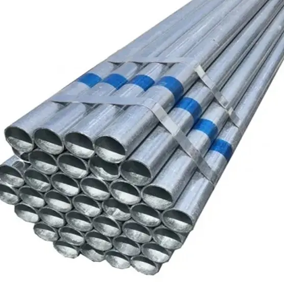 Suministro directo de fábrica Tubo redondo galvanizado de 32mm de alta calidad Q195/Q235/Q345 Tubo redondo de acero galvanizado Precios baratos