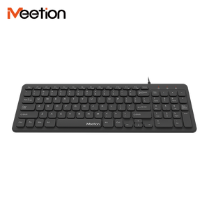 Para Meetion teclado con cable USB portátil de alta calidad teclado de ordenador de oficina de negocios 3 teclas Anti-Ghosting membrana - Product Image 4