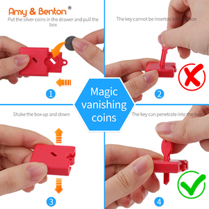 ของเล่นมายากลขนาดเล็กแบบ4 in 1สำหรับเด็กของขวัญในห้องเรียนของเด็ก - Product Image 3