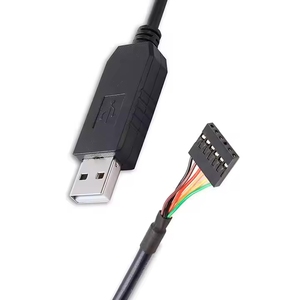 OEM USB zu TTL Serial Converter Kabel FTDI Chipsatz FT232RL 3.3v 5v TTL mit PVC-Mantel für den Computer
