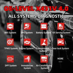 Per il lancio X431 PRO V4.0 sistema completo strumento di scansione diagnostica Auto Obd 30 + Reset funzioni chiave programma - Product Image 5