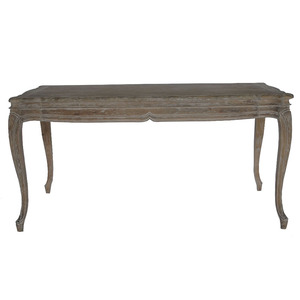 Bàn Ăn Chạm Khắc Chân Kiểu Rome Cổ & Gỗ Nguyên Khối Thời Trung Cổ Đồ Nội Thất Phòng Ăn - Product Image 1