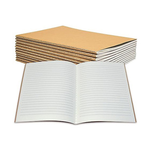 Cuaderno de papel Kraft A4 B5 Line Student Diary Book Custom Logo Notebook - Product Image 2