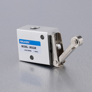 <strong>JM</strong> 3/2 Way Hand Operated Manual <strong>Control</strong> 1/4'' NPT Air Pneumatic Push Button Mechanical Valve - Product Image 3