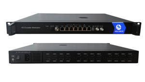 Digital Cable Tv Solution 16 HD 24 Hd Channels <strong>Mpeg4</strong>/H.264 Encoding to <strong>Dvb</strong>-<strong>t</strong> Isdb-tb <strong>Dvb</strong>-c Rf <strong>Encoder</strong> <strong>Modulator</strong> COL5181HM - Product Image 3
