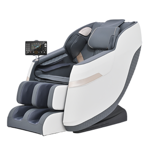 Großhandel Touchscreen Fuß 3D Elektro Schwerelosigkeit Luxus Shiatsu <span class=keywords><strong>Massage</strong></span> stuhl mit Ganzkörper Bein Taille & Kopf <span class=keywords><strong>massage</strong></span> - Product Image 2