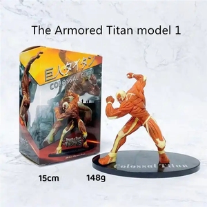 16 Style Anime Action Figure Attack on Titan PVC <strong>Toy</strong> Model the <strong>Armored</strong> Titan the War Hammer Titan Figures for Decoration - Product Image 5