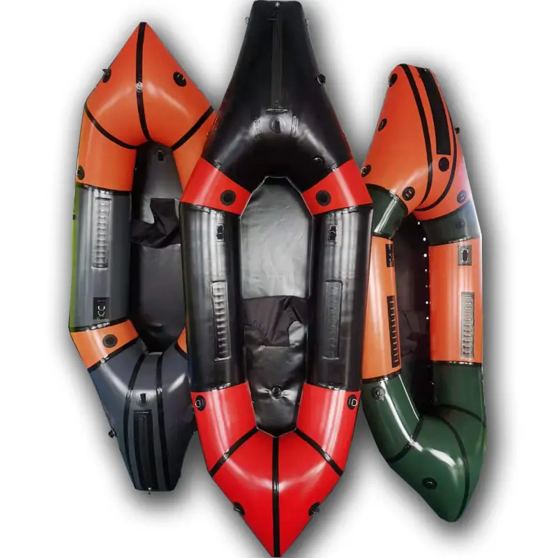 Packraft gonflable ultraléger en TPU, pour bateau de Rafting, blanc, Frontier, à eau automatique, prix d'usine,