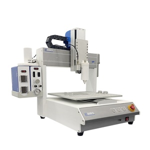 Shenzhen 3-Achsen-Desktop hochpräzise Hot Melt UV-Kleber CNC automatische Leimsp ender Spender Maschine Roboter Herstellung - Product Image 1