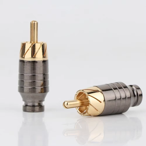 Conector RCA de soldadura de lujo, conector de salida de Audio para altavoz/Adaptador de entrada, Conector de auriculares chapado en oro - Product Image 2