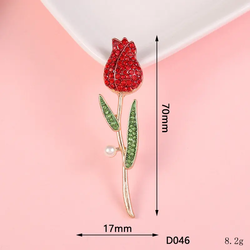 XULIN Top Golden rose flower rhinestone alloy beads accessories diy material