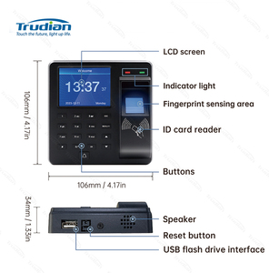 Trudian Cheap Smart USB Biometric Fingerprint Attendance <strong>Machine</strong> Office Employee Time Attendance Recording <strong>Access</strong> <strong>Control</strong> <strong>System</strong> - Product Image 3