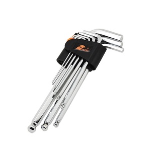 CRV 1.5,2,2.5,3,4,5,6,8,10มิลลิเมตร Hex อัลเลนที่สำคัญ Hex เครื่องมือที่สำคัญ Hex ชุดกุญแจชุดประแจ - Product Image 1