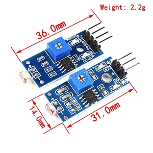 LM393感光センサーモジュール3ピン/4ピン光検出およびさまざまなアプリケーションのための抵抗ダイオード - Product Image 3