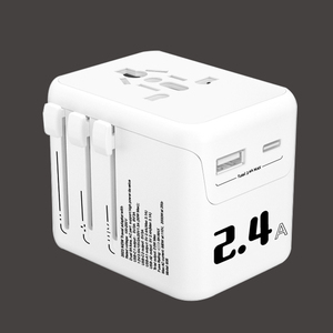 <strong>Eu</strong> to Us Uk Universal International Power <strong>Multi</strong> <strong>Plug</strong> Global Socket Converter Charging Travel <strong>Adapter</strong> - Product Image 1