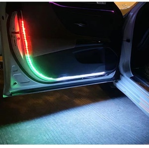 การออกแบบใหม่ Led RGB ไฟรถที่มีสีสัน150เซนติเมตรประตูยินดีต้อนรับแสงที่มีการควบคุมระยะไกลสำหรับรถ - Product Image 5