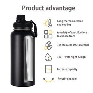12oz 18OZ 32oz 40oz công suất lớn chai nước du lịch thể thao nhiệt Flask thép không gỉ chân không cách nhiệt hydroes phích Mug - Product Image 2
