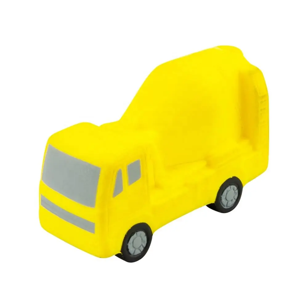 Рекламный автомобиль из пенополиуретана, антистресс, цементный грузовик с индивидуальным логотипом, рекламный подарок ST019, снятие стресса, цементный грузовик в наличии