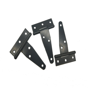 2-12 pouces T Strap Charnières Heavy Duty Shed Porte Noir Tee Charnière Métal Fer Porte Fenêtre Armoire Charnières Quincaillerie Accessoires - Product Image 6