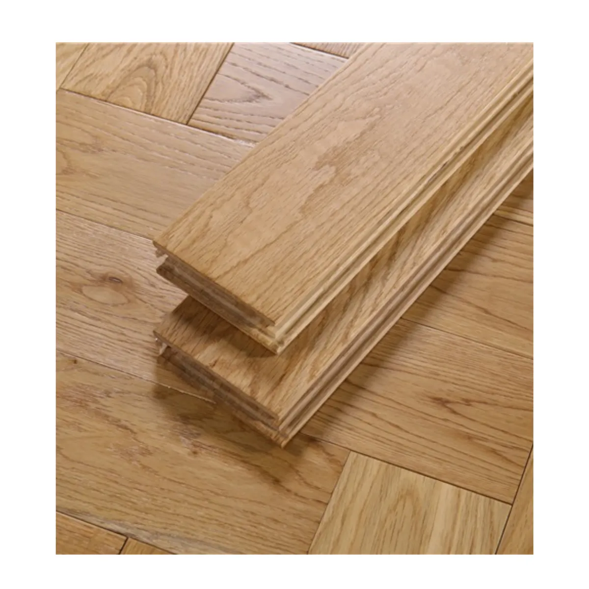 Pavimenti in legno massello di quercia pavimenti in legno per interni moderni bianchi pavimenti in legno parquet di quercia a spina di pesce