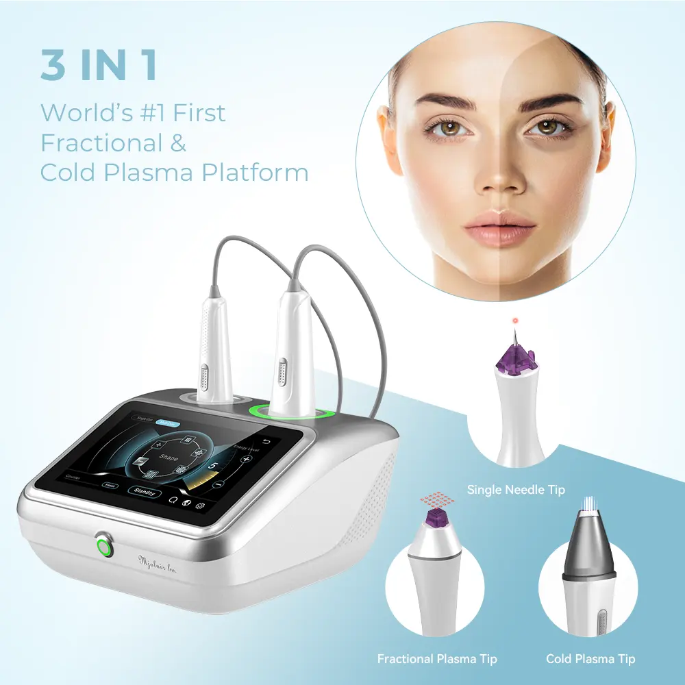 2024 Leaflife 3 in 1 dispositivo al plasma frazionario/tecnologia al plasma a freddo per generare il sollevamento della pelle con effetto di sterilizzazione del collagene