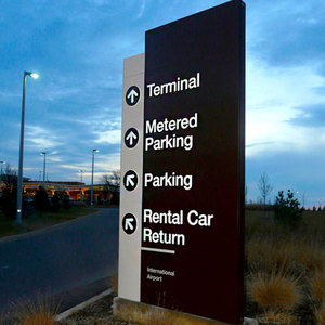 Trần treo hướng dẫn hướng dẫn trung tâm mua sắm bãi đậu xe sân bay thiết bị đầu cuối Sử dụng LED cách tìm kiếm dự án dấu hiệu sân bay signage - Product Image 2