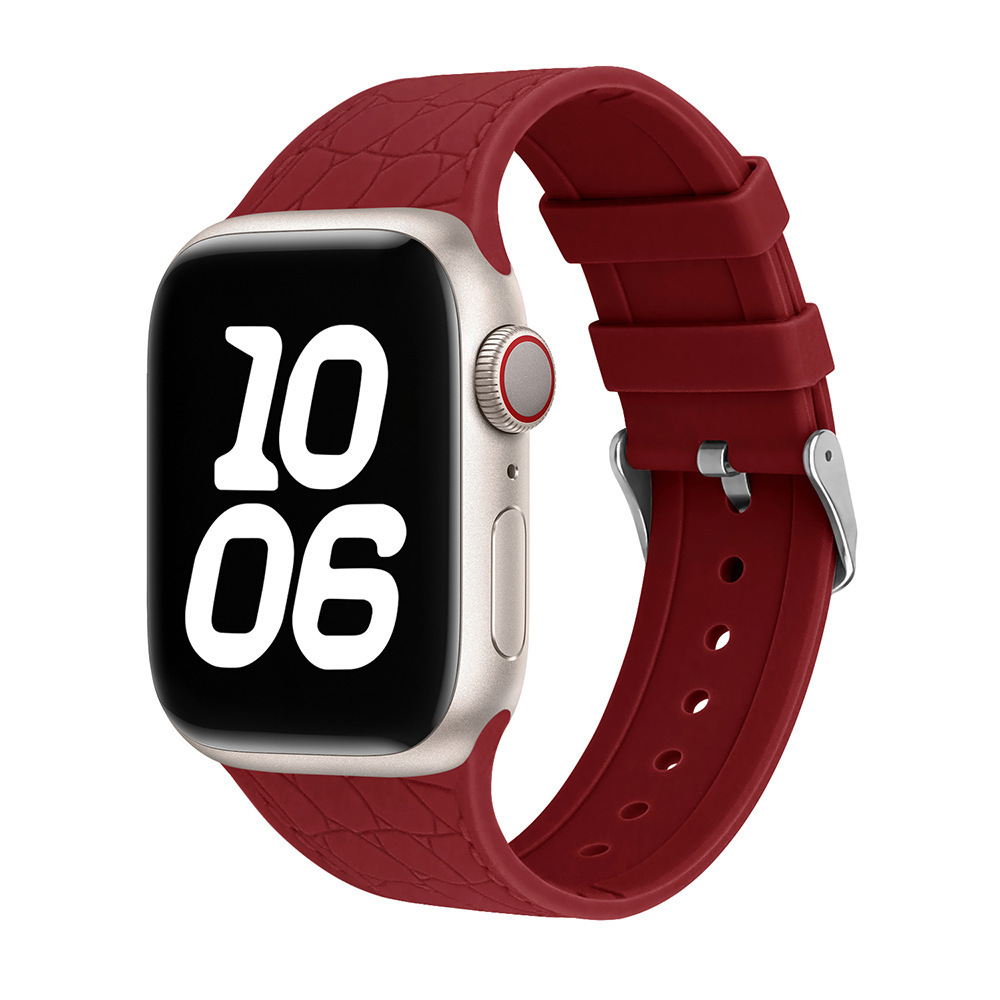 Rouge vin (bracelet de montre uniquement)