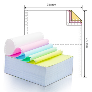 Tipificación simple Impresión continua sin carbón Copia Forma de computadora Papel triplicado