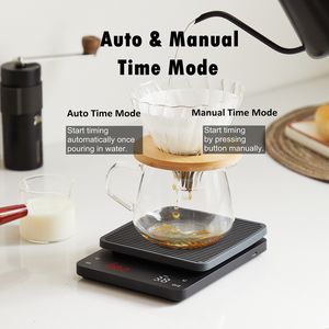 Großhandel elektronische Lebensmittel Wiegen Espresso waage Küchen waage <span class=keywords><strong>Acaia</strong></span> Hand Drip Digitale Kaffee waage mit Timer Usb - Product Image 3