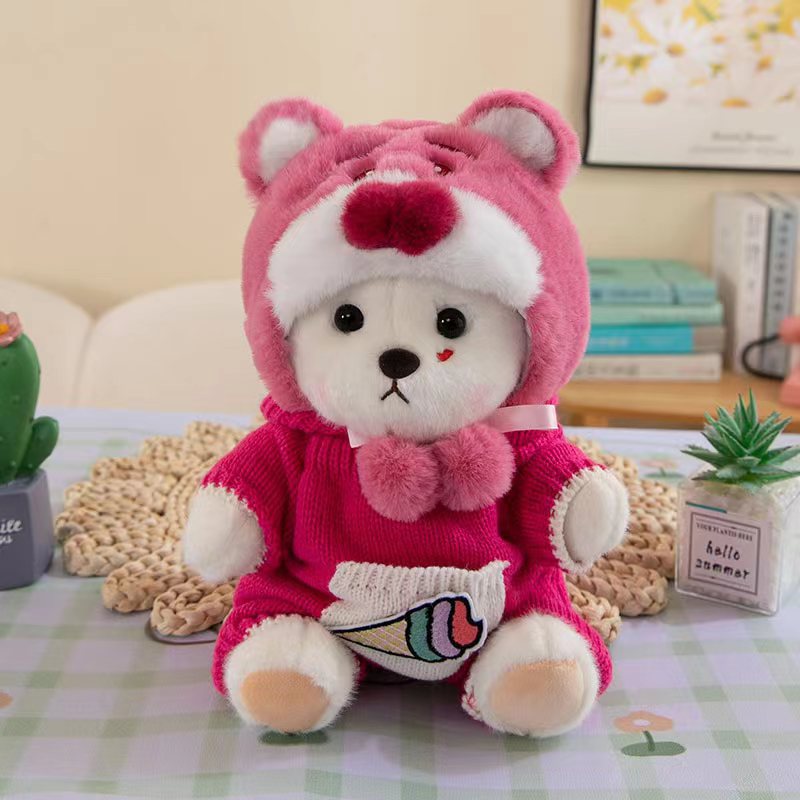 Strawberry bear suit-clothes only