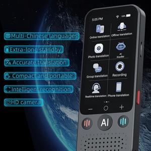 Nuovissimo dispositivo traduttore AI multilingue con schermo da 3.1 pollici 139 lingue Offline Online/17 - Product Image 1
