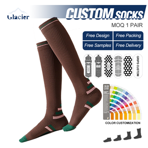 Glacier High Quality Seamless <strong>Socks</strong> Running Compression Sports <strong>Socks</strong> Compression <strong>Socks</strong>