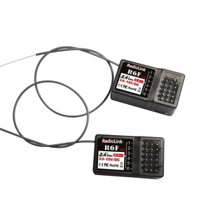 Fabrika radyolink R6F RC Drone için 2.4Ghz 6CH radyo alıcısı RC 400 gerçek zamanlı telemetri için otomobil araç m aralığı alıcı - Product Image 3
