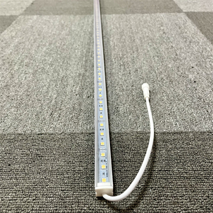 IP68 1M alüminyum profil ile sert şerit Bar işık 12V 24V 5050 LED gömme lineer ışık sert şerit Bar - Product Image 1