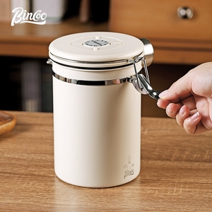 Bincoo ถังเก็บเมล็ดกาแฟแบบปิดผนึก, ถังเก็บผงกาแฟไอเสียทางเดียว1.2L/1.5L/1.8L - Product Image 5